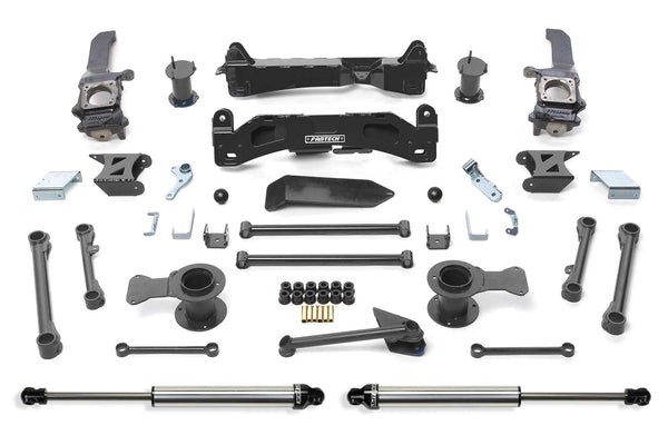Fabtech Basic Lift System with Shocks — 6" Lift, 4WD (K7024DL)