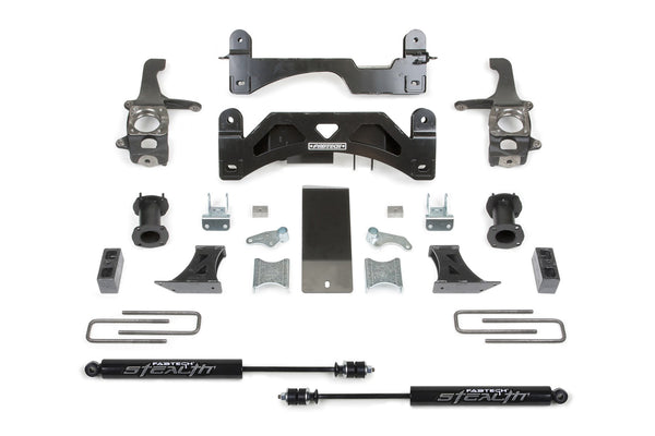 Fabtech Coil Spacer System, 6" Lift — 2016-2021 Toyota Tundra
