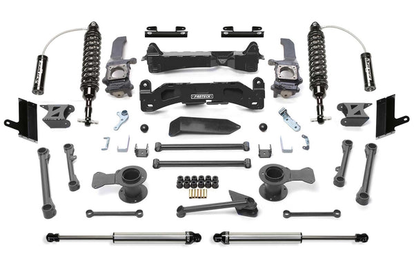 Fabtech Performance Lift System w/Shocks — 7" Lift — 2010-2017 Toyota 4Runner, 4WD (K7061DL)
