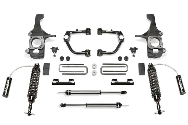 Fabtech Uniball UCA Lift System w/Shocks — 2" Lift — 2016-2017 Toyota Tundra, 4WD (K7074DL)
