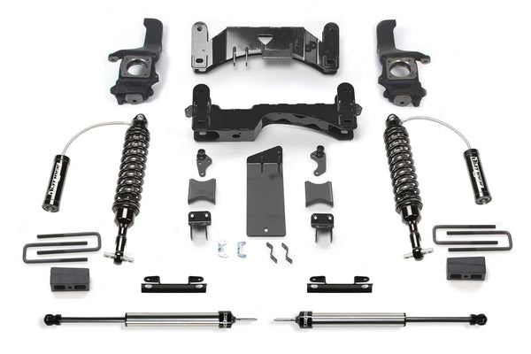 Fabtech Performance Lift System w/Shocks — 4" Lift — 2016-2017 Toyota Tundra, 4WD (K7078DL)