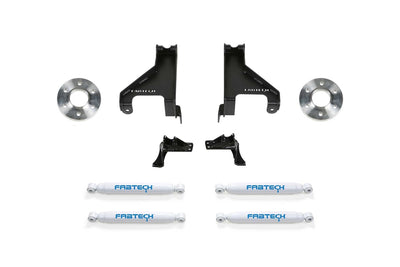 Fabtech Auxiliary Shock Kit — Front, 4WD (K9012)