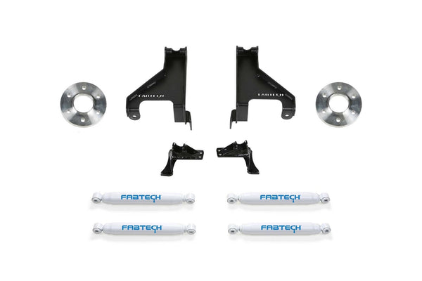 Fabtech Auxiliary Shock Kit — Front, 4WD (K9012)