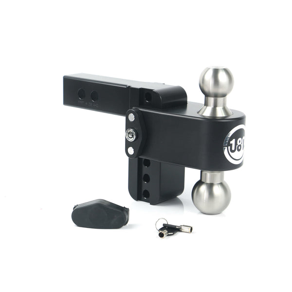Weigh Safe 4" Drop Hitch, 2" Shank (8K/10K Gtwr) (LTB4-2-CER-BLA)