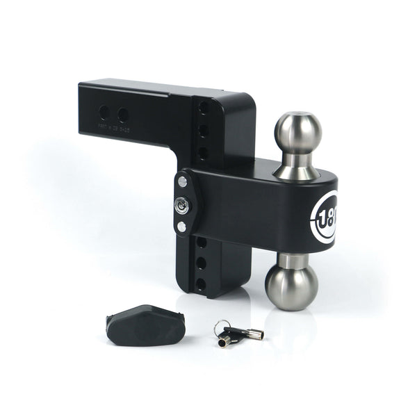 Weigh Safe 6" Drop Hitch, 2.5" Shank (8K/14.5K Gtwr) (LTB6-2.5-CER-BLA)