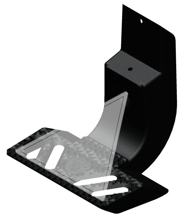 Carr MAXno-drill Side Step - Black - Single