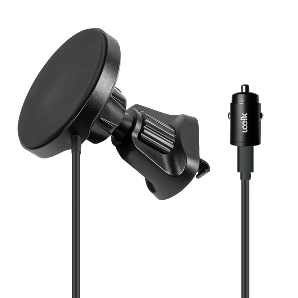 LOGiiX Vent Mount Qi2 Car Charger - Black