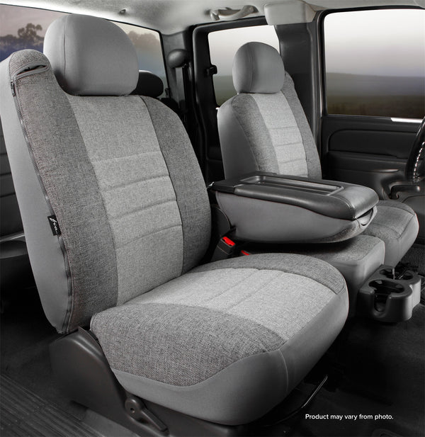 FIA Seat Cover Front OE Style Bench Seat 40/20/40 - Gray (FIOE38-37GRAY)