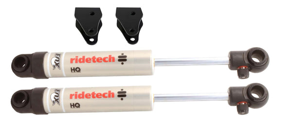 Ridetech Suspension Ensemble d'amortisseurs HQ arrière pour 1975-1986 C10, pour abaissement de 5-6 po