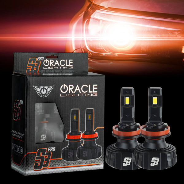 Oracle Ensemble de conversion d'ampoule de phare à DEL H11 - S3 - 6000K
