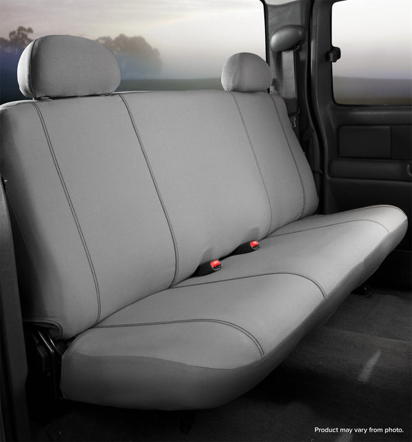 FIA Seat Cover Rear Second Seat Protector Bench - Gray (FISP82-95GRAY)