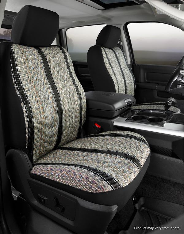 FIA Seat Cover Front Wrangler Bucket - Black (FITR47-68BLACK)