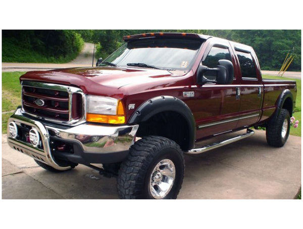 Husky Liners Fender Flare Pocket Style 4pc - Black — 1999-2007 Ford F-250 Super Duty / F-350 Super Duty (WC2802914)