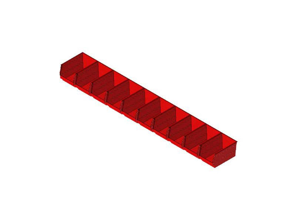 Westcan Bin Package For 10in x 60in Bin Shelf - Van Incl 10 - 6in W Bins