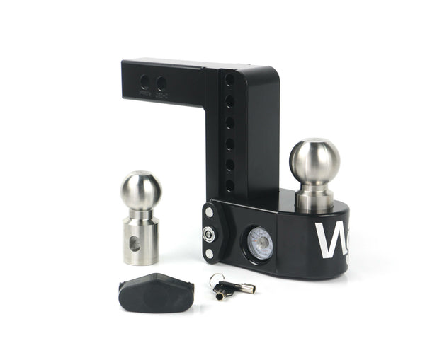 Weigh Safe 6" Drop Hitch, 2" Shank (8K/10K Gtwr) (WS6-2-CER-BLA)