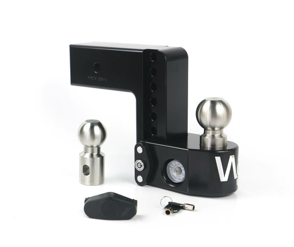 Weigh Safe 6" Drop Hitch, 3" Shank (10K/21K Gtwr) (WS6-3-CER-BLA)