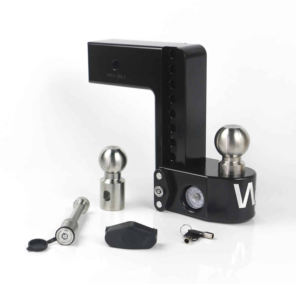 Weigh Safe 8" Drop Hitch (10K/21K Gross Tongue Weight Rating) (WS8-3-KA-CER-BLA)