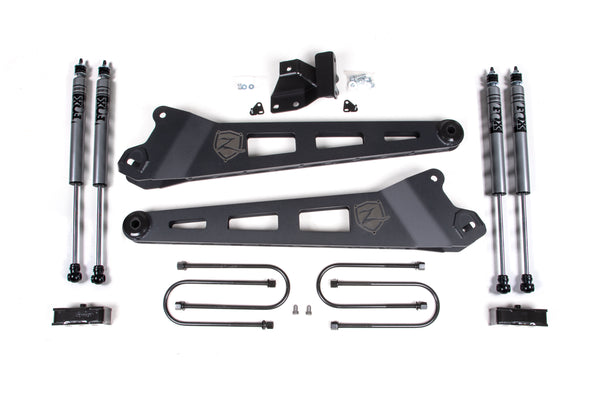 Zone Offroad Ensemble de rehaussement de 3 po avec bras radiaux — diesel, série FOX 2.0 Adventure — 2019-2024 Ram 3500, 4WD (ZOND143F)