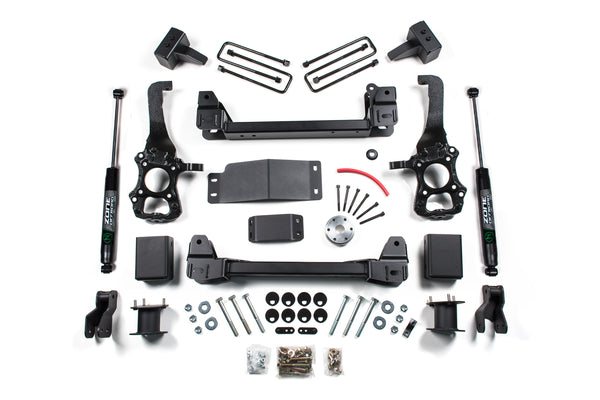 Zone Offroad 4" Lift Kit — Strut Spacer, Nitro Series — 2015-2020 Ford F-150, 4WD (ZONF47N)