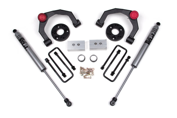 Zone Offroad 3" Lift Kit — Strut Spacer, FOX Adventure Series — 2015-2020 Ford F-150, 4WD (ZONF66F)