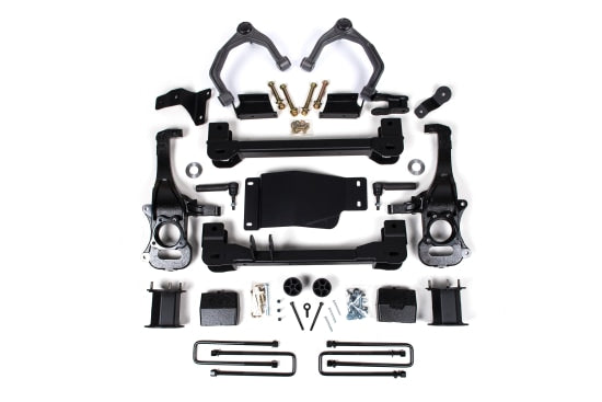 Zone Offroad Ensemble de rehaussement 6" — entretoise de jambe de force, FOX Adventure Series — 2019-2023 Chevy Silverado 1500 / GMC Sierra 1500, 4WD (ZONC68F)