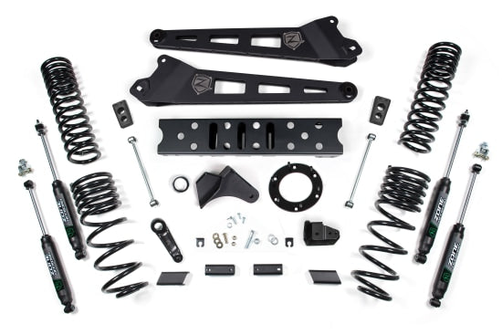 Zone Offroad 6.5" Lift Kit with Radius Arm — Diesel, FOX 2.0 Adventure Series — 2019-2022 Ram 2500, 4WD (ZOND118F)
