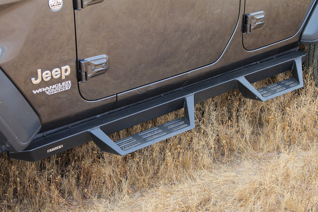 Raptor 2018+ Wrangler Jl Unlimited 4 Door Black Cab Length Gen 2 Rt Steps