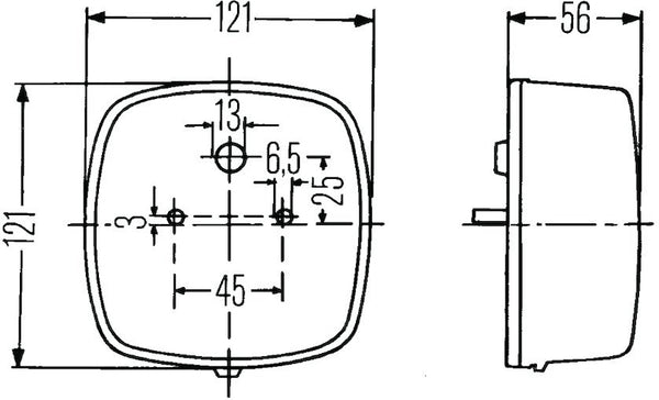 Hella Tail Light Assembly 002578701