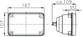 Module 164 x 103mm H4 Single High/Low Beam Headlamp