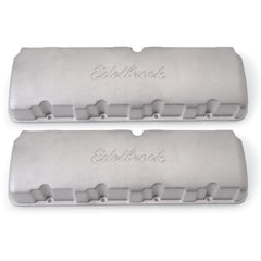 Edelbrock Big Victor Valve Cover Set #4259 For Big-Block Chevy Race Engine