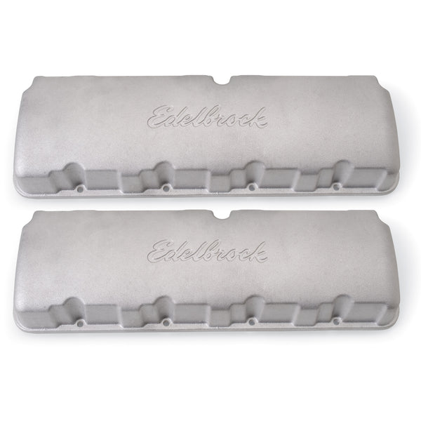 Edelbrock Jeu de couvre-culbuteurs Big Victor #4259 pour moteur de course Big-Block Chevy