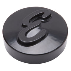 Edelbrock E Logo Black Anodized Nut for Pro-Flo Universal 14" Round Air Cleaners