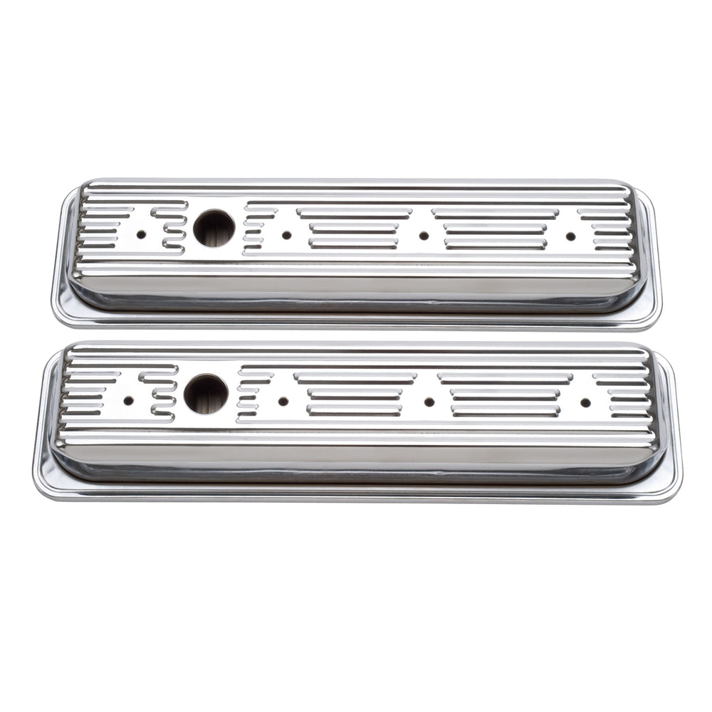 Edelbrock Signature Series Valve Covers for Chevrolet 262-400 87-95 Centerbolt