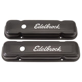 Signature Series Valve Covers, Black, Low Profile, Pontiac 301-455 V8, '62-'79