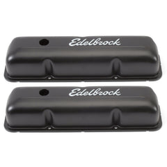 Edelbrock Signature Series Valve Covers for FE 332-352-360-390-406-410-427-428 — Textured Black