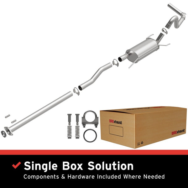 BRExhaust Ensemble d'échappement de remplacement à ajustement direct 05-12 Toyota Tacoma 4.0L