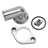 Edelbrock Waterneck Sbc/bbc 90DEGREE Twopiece CAST Swivel Polished (EDL4818)