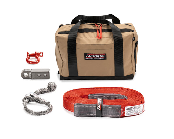 Factor 55 OWYHEE RECOVERY KIT (GRAY HITCHLINK AND MED BAG) Winch Accessory Kit