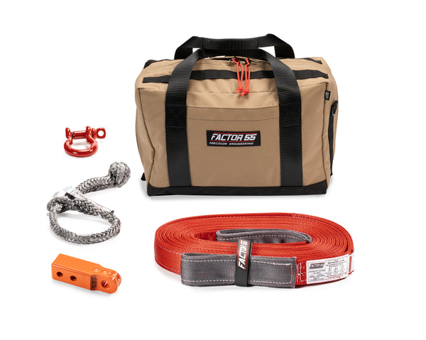 Factor 55 OWYHEE RECOVERY KIT (ORANGE HITCHLINK AND MED BAG) Winch Accessory Kit