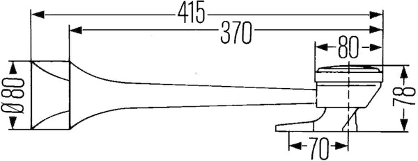 HELLA Accessory Horn 005411001