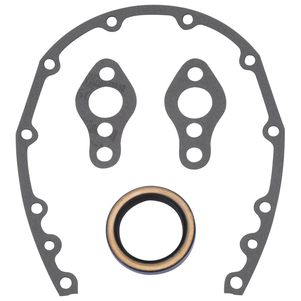 Edelbrock Front Timing Cover Gasket Set #6997 For Small-Block Chevy, With Front Seal