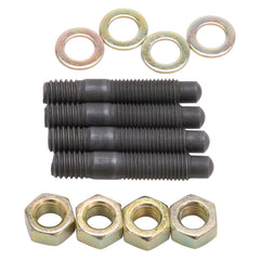 Edelbrock Bull Nosed Carburetor Stud Kit in Black Oxide Finish