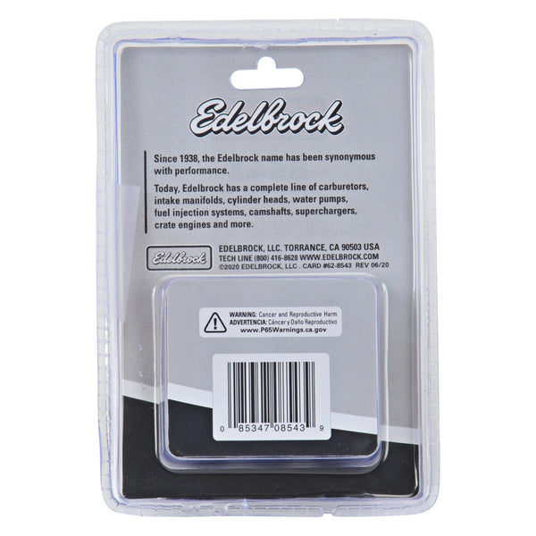 Edelbrock Boulons de collecteur d'échappement #8543, M8-1.25 X 25mm, oxyde noir (ensemble de 12)