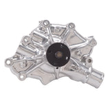 Water Pump #8845 For Small-Block Ford 1986-93, 5.0L V8, Rev. Rotation, Polished