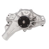 Long Water Pump #8881 For Small-Block Chevy, Reverse Rotation, Satin Finish