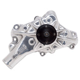Water Pump for Small-Block Chevy - Reverse, in Polished Finish (Long)