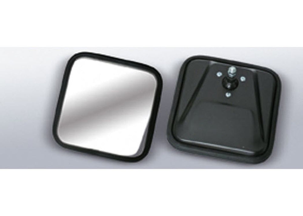 Rugged Ridge Square Mirror HEADBLACK5886 CJ WITH Convex Mirror Glass FOR Passenger SIDE