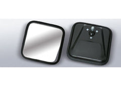 Rugged Ridge Square Mirror HEADBLACK5886 CJ WITH Convex Mirror Glass FOR Passenger SIDE