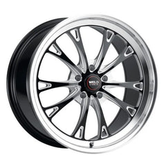 Weld Belmont Drag 20x5 / 5x114.3 BP / -34 ET / 1.66 BS / Gloss Black MIL DIA 78.1