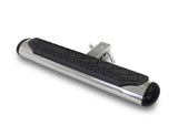 Go Rhino 4In Rhino! Oval Hitchstep 2In Receivers Side & Hitch Steps Polished Stainless